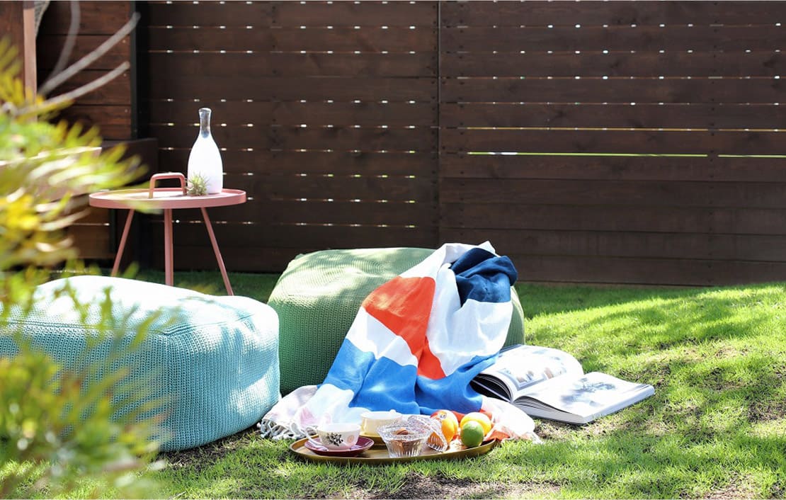 お庭での過ごし方